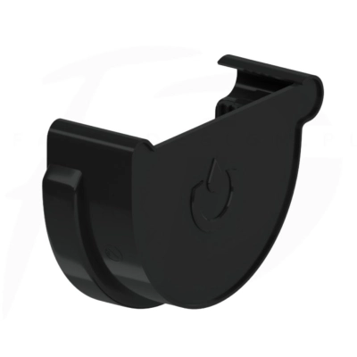 Denko lewe PVC ⌀ 75 firmy KROP kolor czarny